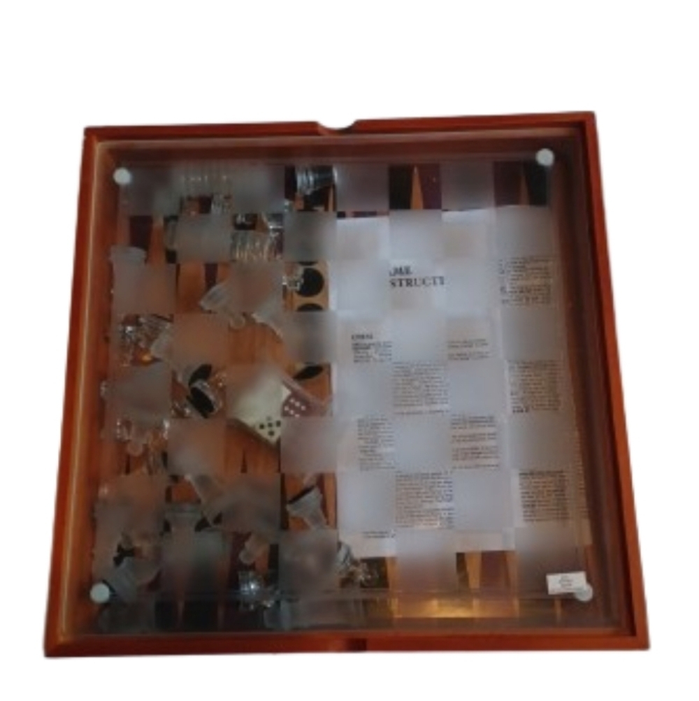 Chess Backgammon Checkers set